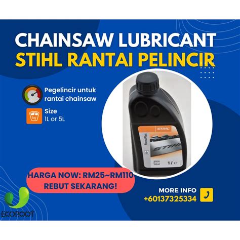 Ecoroot Original Stihl Forestplus Chain Oil Minyak Rantai Stihl