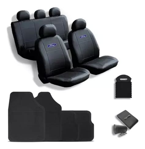 Kit Capas Bancos Carro Couro Tapete Volante Ford Imperme Vel Frete Gr Tis