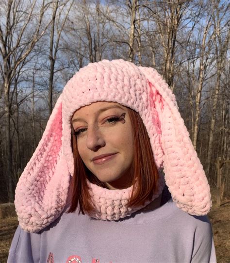 Plushy Soft Bunny Balaclava Etsy