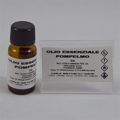 Olio Essenziale Di Pompelmo 10 Ml Manifaktura