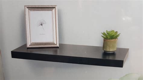 Home Accents Floating Shelf Wandplank Zwevend Fotoplank Zwart