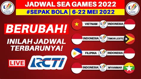 Berubah Jadwal Sea Games Timnas Indonesia Vietnam Vs Indonesia