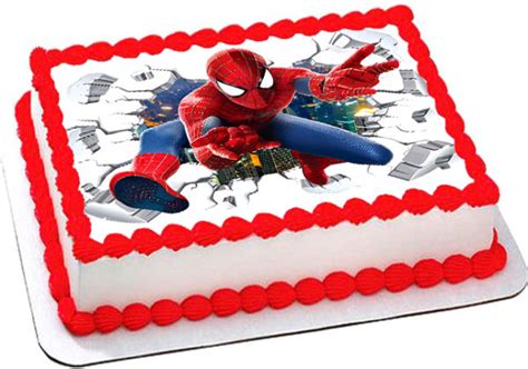 Cialda Ostia Senza Glutine Per Torta Rettangolare SPIDER MAN UOMO