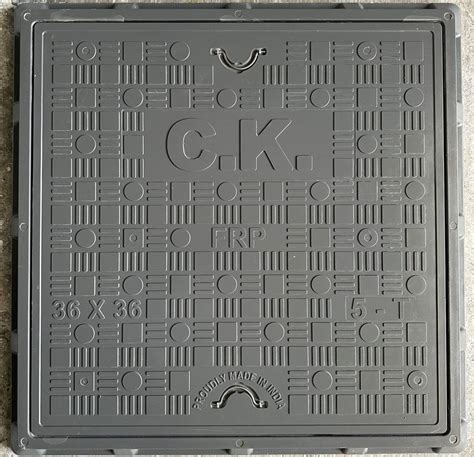 Full Floor Square Heavy Duty Frp Manhole Cover Capacity Ton Size