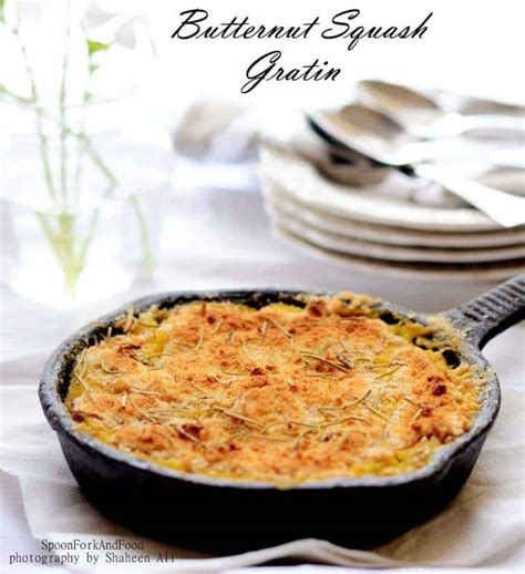 Butternut Squash Gratin Recipe Spoon Fork And Food