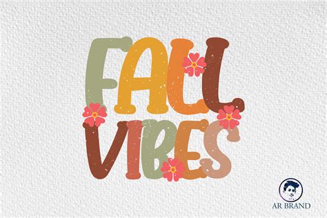 Fall Vibes Svg Design Graphic By Ar Brand · Creative Fabrica