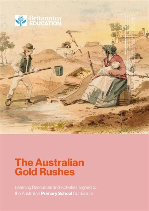 Learning Resource Australian Gold Rushes Primary Britannica Education