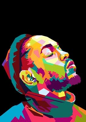 Kendrick Lamar In Wpap Pop Art Posters Prints By Amex Design Printler