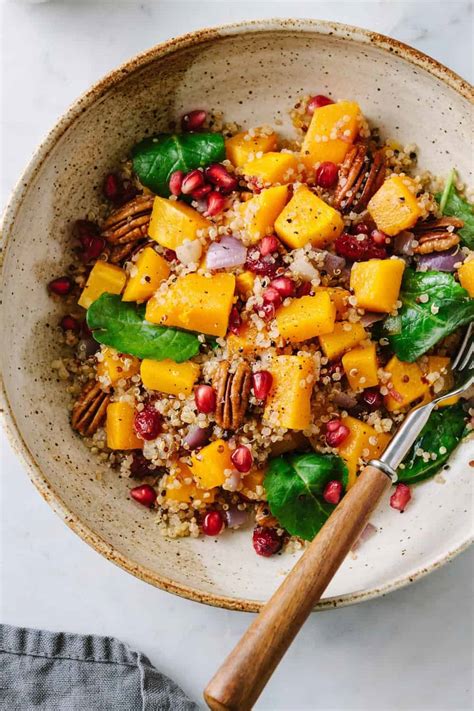 Autumn Butternut Squash Quinoa Salad The Simple Veganista