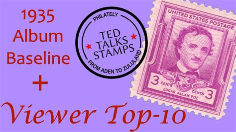 Ted Talks Stamps Ep 87 1935 Stamp Album Baseline And Viewer Top 10