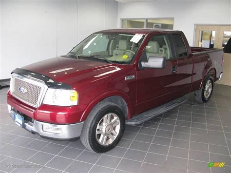 2005 Dark Toreador Red Metallic Ford F150 Xlt Supercab 18642703 Photo 6 Car