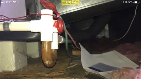 Repairing A Cracked Leaking AC Condensate Drain Trap YouTube