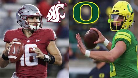 Washington State Vs Oregon College Football Prediction Youtube