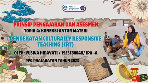 Pendekatan Culturally Responsive Teaching CRT Yusiva Hidayati