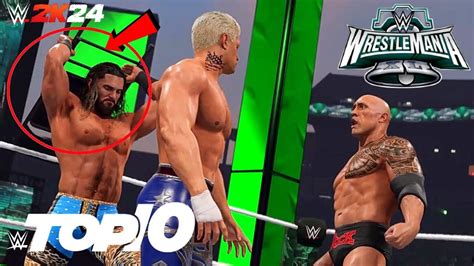 Wwe 2k24 More Top 10 Predictions For Wrestlemania 40 Youtube