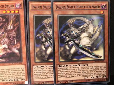 Yugioh Buster Blader Deck Swordmaster Wizard Robot Dragon Buster Mirror