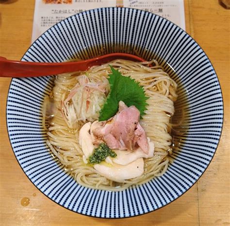 『羅臼昆布と焼きあごの冷やしとろみそば【限定】』焼きあご塩らー麺 たかはし 銀座店のレビュー ラーメンデータベース