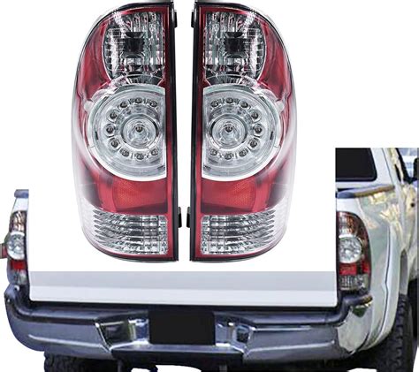 Silscvtt Led Rear Brake Tail Lights Assembly Replacement For