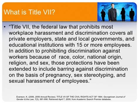 Implications Of Title Vii Of The Civil Rights Act Of 1964 By A Walker