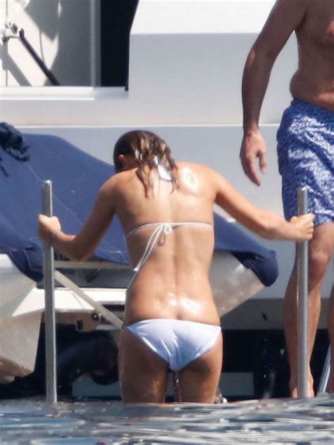 Geri Halliwell In Bikini At A Boat In St Tropez Hawtcelebs