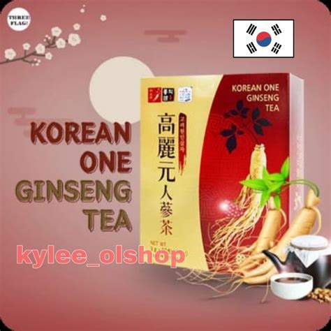 Jual Korean One Red Ginseng Tea Ecer Original Teh Ginseng Merah Korea