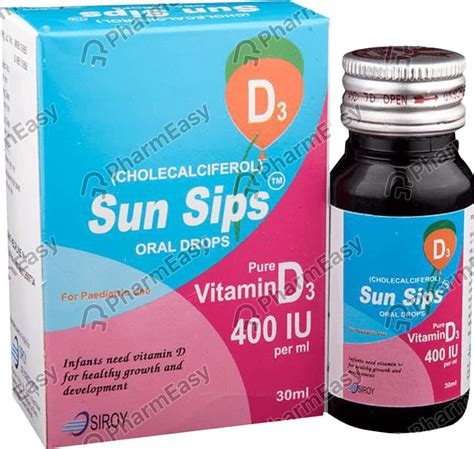 Sun Sips 400 IU Oral Drop 15 Uses Side Effects Price Dosage