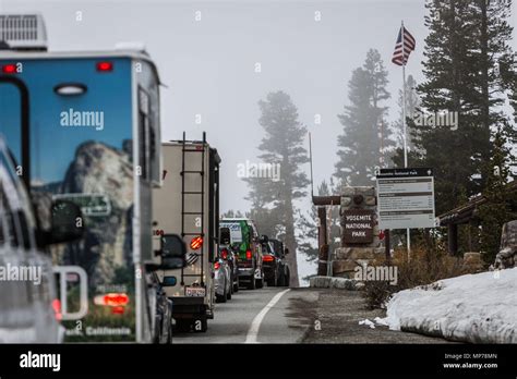 Yosemite California Usa 21st May 2018 Tioga Road Highway 120 East