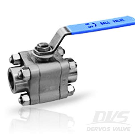 3PCS High Pressure Ball Valve DN15 1500 SW A105 Dervos