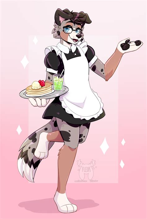 Puppy and Pancakes (Art by me: @Fleurfurr on twitter) : u/underwolf2020