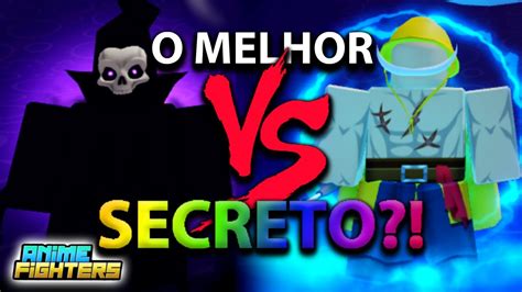 Qual O Melhor Secreto Para Pegar No Anime Fighters Simulator Youtube