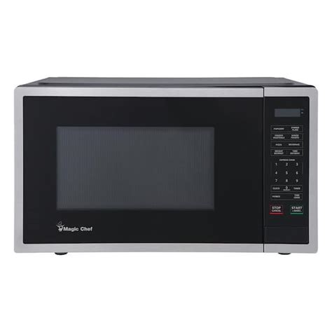 Reviews For Magic Chef 09 Cu Ft 900 Watt Countertop Microwave In Stainless Steel Pg 2 The