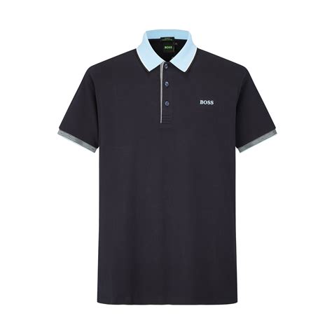 Camiseta 58169 Tipo Polo Azul Oscuro Para Hombre Tisan Shop Store