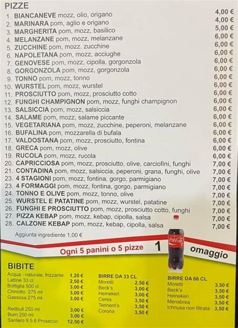 Menu Da Casa Del Kebap Pizzeria Ivrea Corso Massimo D Azeglio