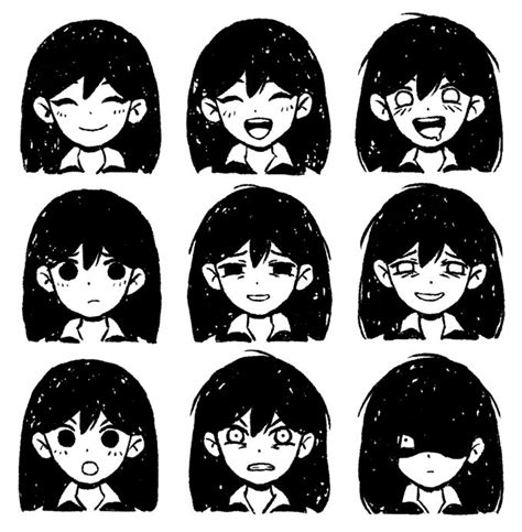"i drew some mari expressions, some are copied from the official work ...