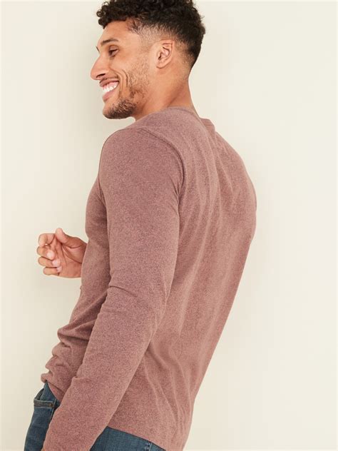 Soft Washed Crew Neck Long Sleeve Tee For Men Old Navy