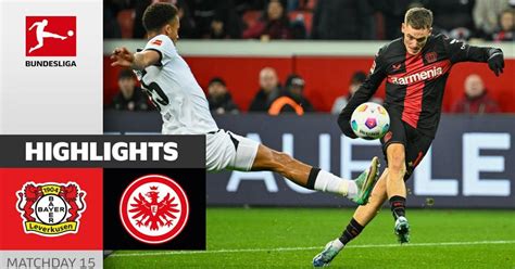 Resultados Bayer Leverkusen Eintracht de Frankfurt 3 0 15ª jornada