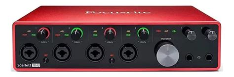 Interfaz De Audio Focusrite Scarlett I Generaci N Usb