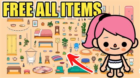 ⭐ Unlock All Items ⭐ Toca Boca Free Items Toca Boca Free Code Youtube