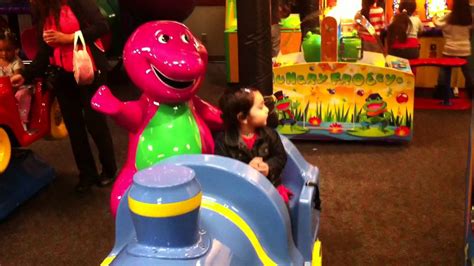 Ruhani With Barney At Chuck E Cheese Youtube