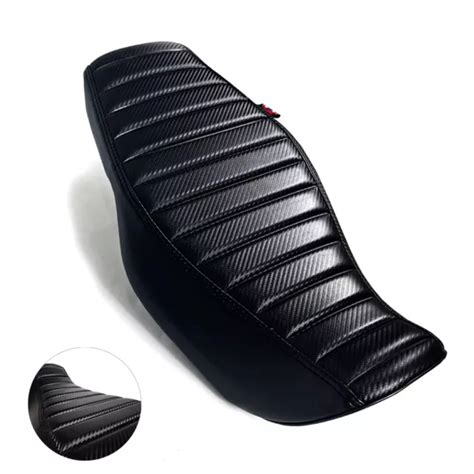 Replacement Black Carbon Double Dual Seat Fit Honda Grom Msx Sf Cc