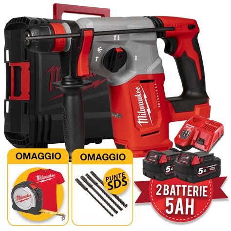 Milwaukee M18 BLHX 502X Tassellatore A Batteria 18V 2 X 5Ah