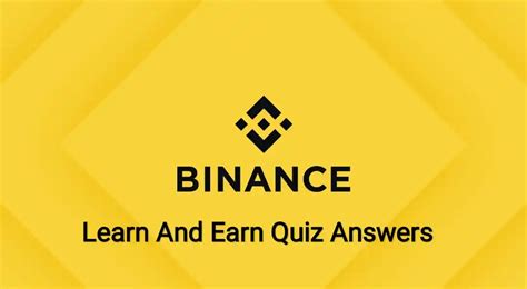 New Binance Learn And Earn Quiz Answers Marlin Pond Free Crypto