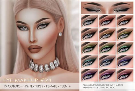 Jul Haos Makeup Set Makeup Cc Sims 4 Cc Makeup