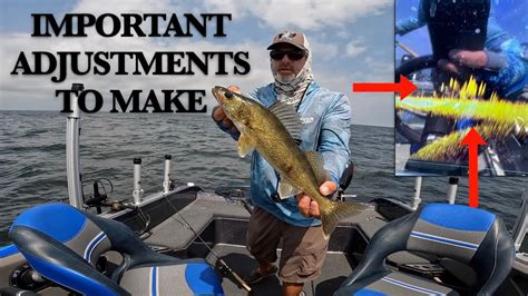 Making Key Adjustments When Snap Jigging Walleyes Green Bay Youtube