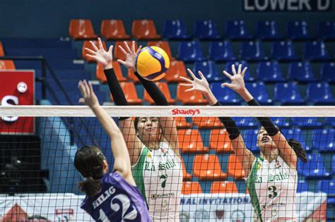 Lady Spikers Aabante Sa Semifinals Ng Shakeys Super League Ang