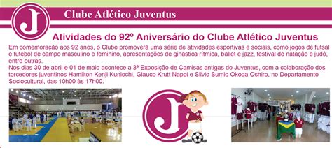 Clube Atl Tico Juventusjuventus Promove A Exposi O De Camisas