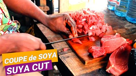 Comment Couper La Viande Du Soya A Douala How To Cut Soya Meat Youtube