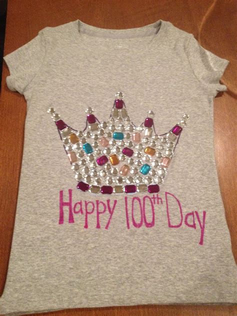 100 Day School Tshirt 100th Day Of School Crafts School Shirts 100