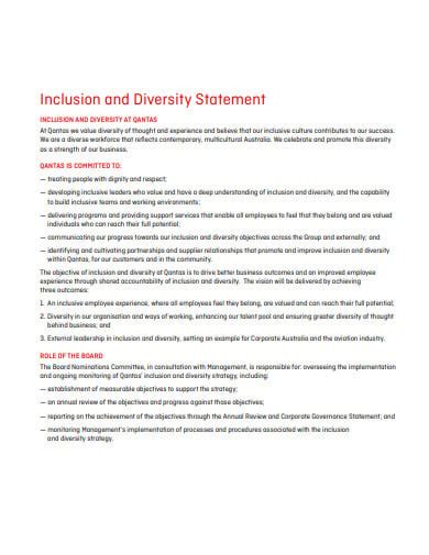 23 Diversity Statement Templates In Pdf Doc Free And Premium Templates