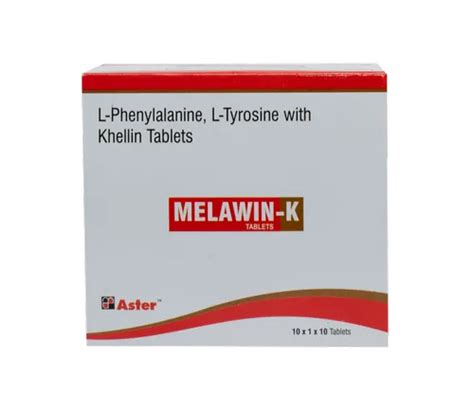 L Phenylalanine Tyrosine Khellin Extract Tablet Melawin K Tablet